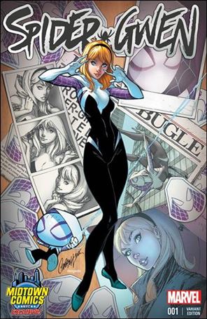Spider-Gwen (2015/04) issue 1-XM J. Scott Campbell Midtown Comics Cover