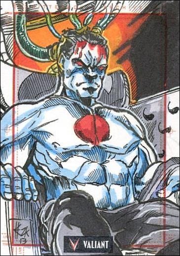 2013 Valiant Comics Preview Trading Card Set (Sketch Card Subset) card EH-01