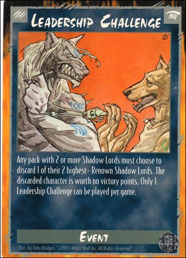 Rage Limited (Base Set) card 152 Leadership Challenge 