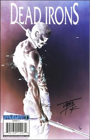 Dead Irons issue 1-G DF Jae Lee Negative Cover (Signed by Kuhoric) 1/10