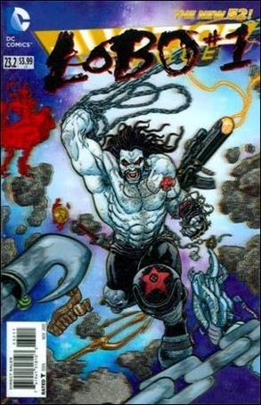 Justice League (2011) issue 23.2 Lobo 3D Cover
