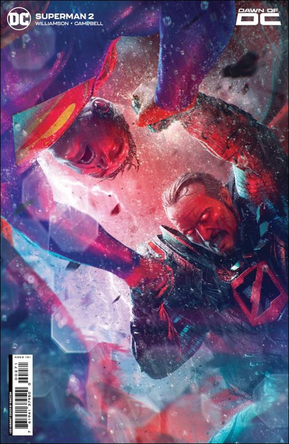 Superman (2023) issue 2-G Rahzzah 1:50 Cardstock Cover