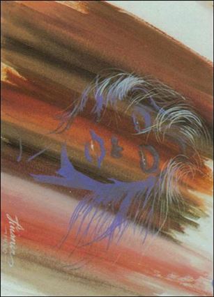 Joseph Michael Linsner: Dawn & Beyond (Base Set) card 34 Blue and White