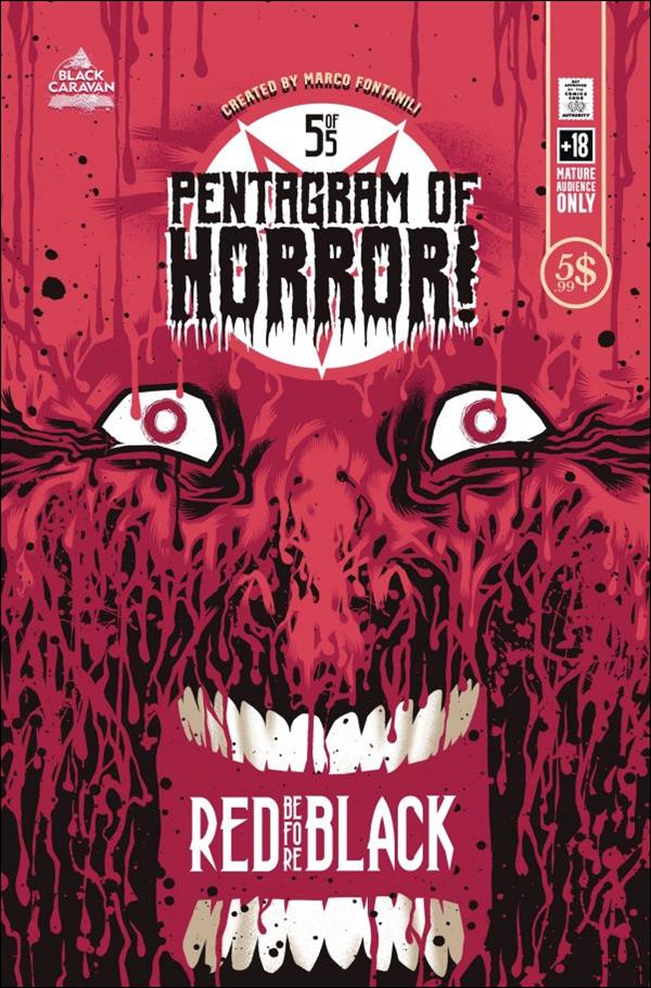 Pentagram of Horror issue 5-B Marco Fontanili 1:10 Cover
