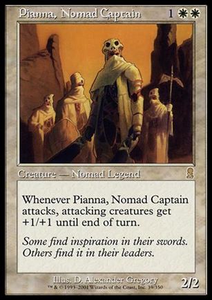 Magic the Gathering: Odyssey (Base Set) card 39 Pianna, Nomad Captain