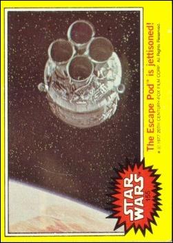 Star Wars: Series 3 (Base Set) card 155 The Escape Pod is jettisoned!