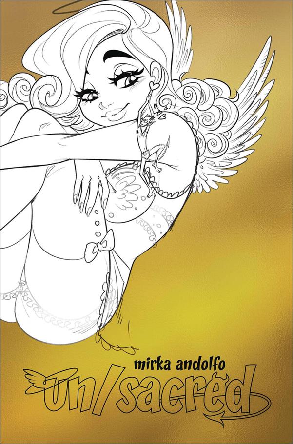 Un/Sacred (2019) issue 2-E Mirka Andolfo 1:10 Gold "Angelina"  Cover