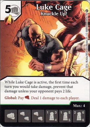 Marvel Dice Masters Civil War card 84 Luke Cage: Knuckle Up!