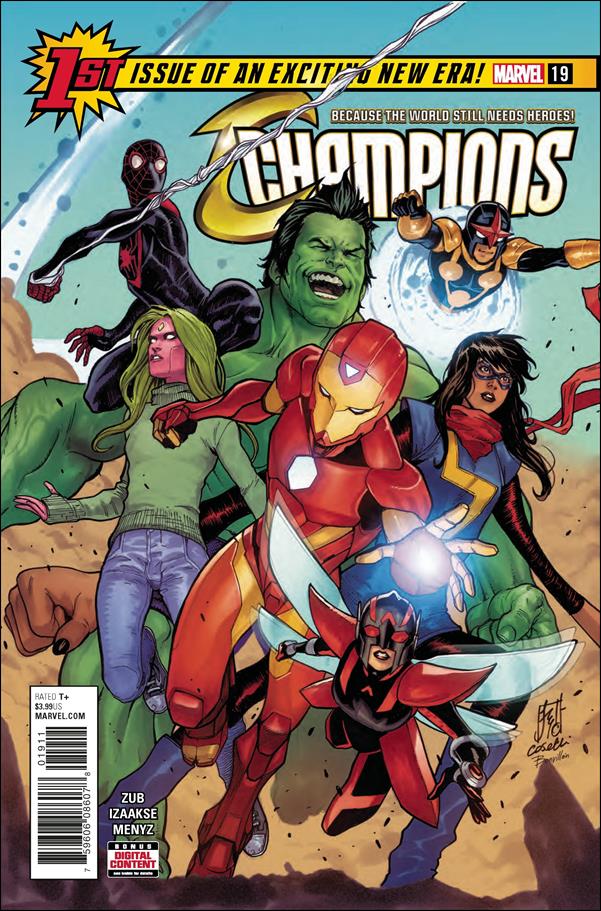 Champions (2016) issue 19 Stefano Caselli Cover
