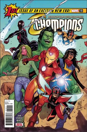 Champions (2016) issue 19 Stefano Caselli Cover