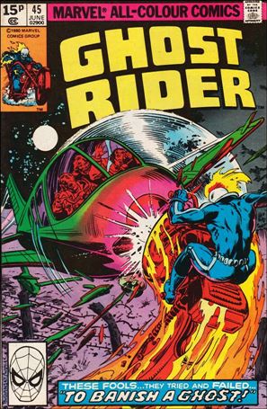 Ghost Rider (1973) issue 45-B UK Price Cover