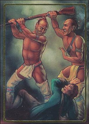 Native Americans: An Epic Struggle of Blood and Courage (Base Set) card 28 Protecting a Victim!