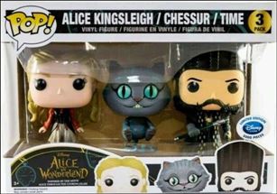 POP! Disney Multi-Packs figure nn6 Alice / Chessur / Time Disney Stores 1/5000