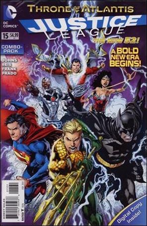 Justice League (2011) issue 15-C Unbagged Ivan Reis Cover Combo Pack