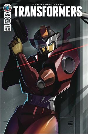 Transformers (2019) issue 42-B Evan Gauntt Cover