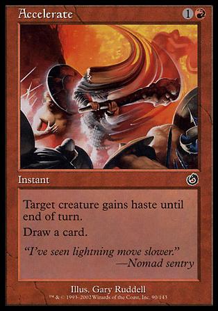 Magic the Gathering: Torment (Base Set) card 90 Accelerate