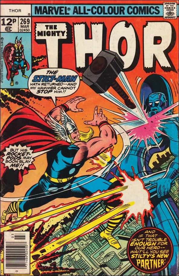 Thor (1966) issue 269-B UK Price Cover