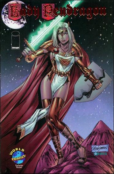 Lady Pendragon (1998) issue 2-D World Comics Red Foil Cover