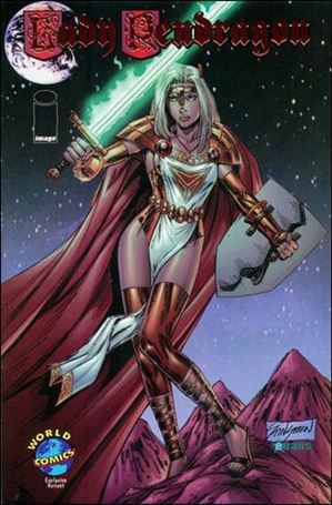 Lady Pendragon (1998) issue 2-D World Comics Red Foil Cover