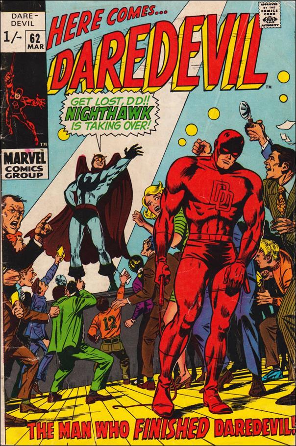 Daredevil (1964) issue 62-B UK Price Cover
