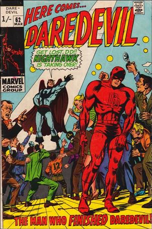 Daredevil (1964) issue 62-B UK Price Cover