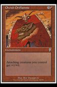 Magic the Gathering: 7th Edition (Base Set) card 206 Orcish Oriflamme