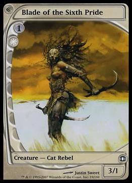 Magic the Gathering: Future Sight (Base Set) card 19 Blade of the Sixth Pride
