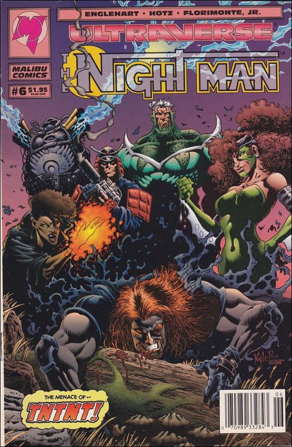 Night Man (1993) issue 6-B Newsstand Cover