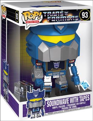 POP! Retro Toys figure 93 Soundwave with Tapes Funko Insiders Club