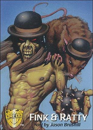 Judge Dredd: The Movie (Base Set) card 42 Fink & Ratty
