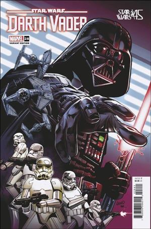 Star Wars: Darth Vader issue 28-B Greg Land New Hope 45th Anniversary Cover