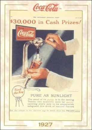 Coca-Cola Collection Series 1 (Base Set) card 26 Pure As Sunlight