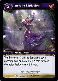 World of Warcraft: March of the Legion (Base Set) card 44 Arcane Explosion 