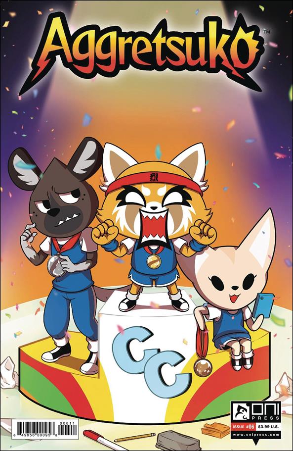 Aggretsuko issue 6 D.J. Kirkland Cover