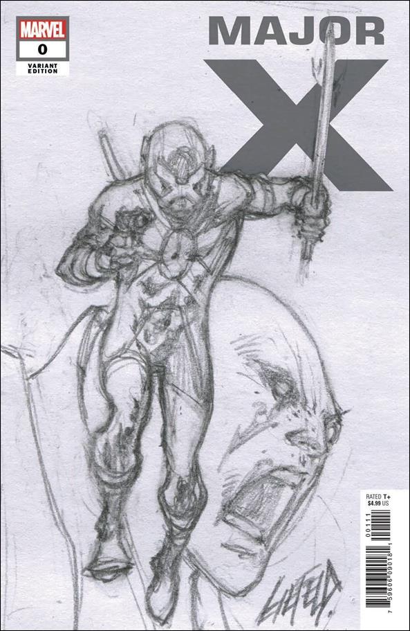 Major X issue 0-D Rob Liefeld 1:50 Sketch Cover