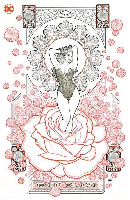 Poison Ivy issue 23-F Frank Cho 1:50 Black/White/Red Cover