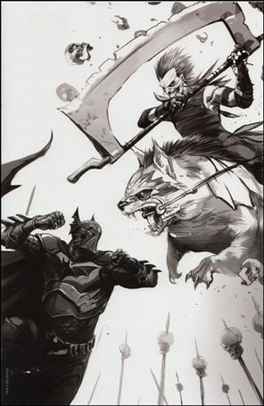 Dark Nights: Metal issue 1-L Francesco Mattina Virgin BW Comic Mint Cover 1/600
