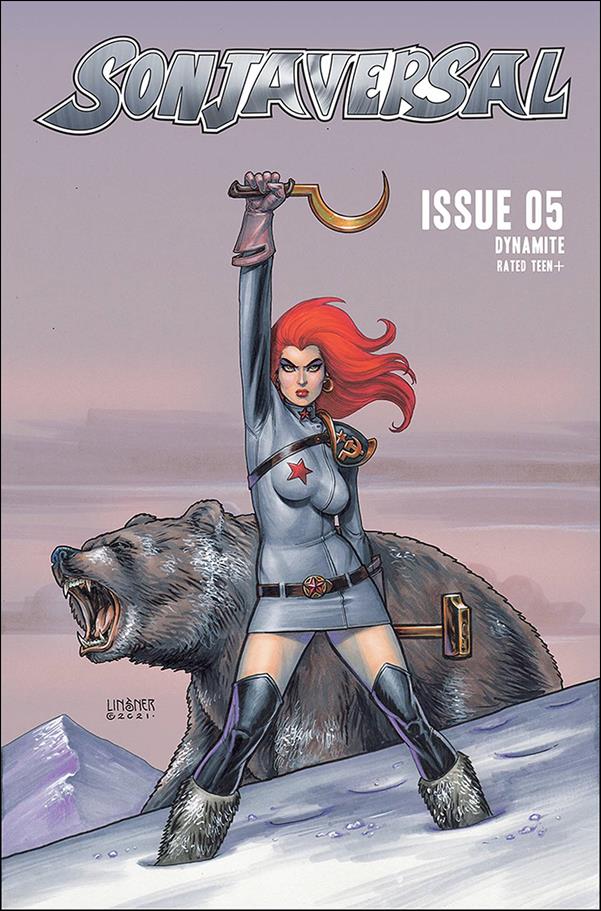 Sonjaversal issue 5-B Joseph Michael Linsner Cover