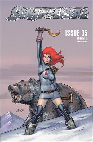 Sonjaversal issue 5-B Joseph Michael Linsner Cover