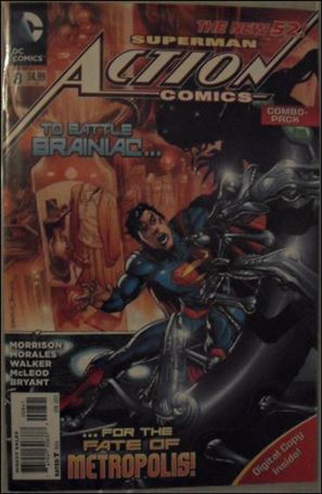 Action Comics (2011) issue 8-B Polybagged Rags Morales Cover Combo Pack