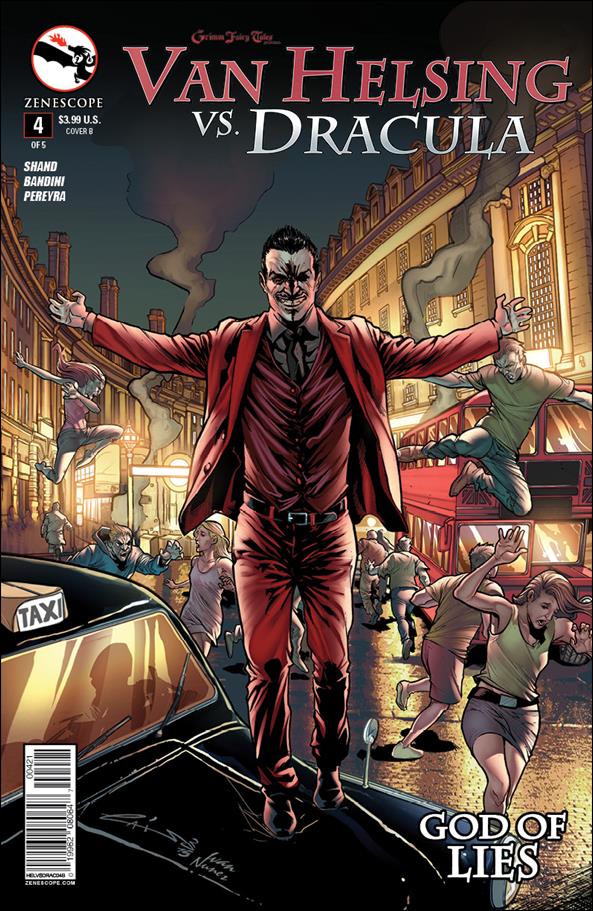 Grimm Fairy Tales Presents Van Helsing vs Dracula issue 4-B Emilio Laiso Cover 