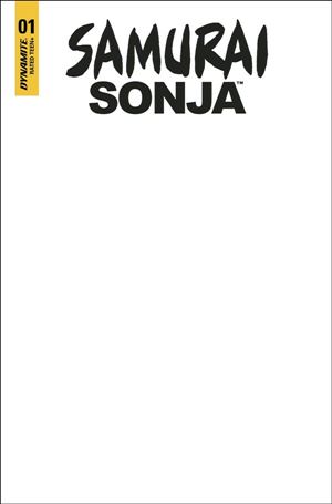 Samurai Sonja issue 1-F Blank Authentix Cover