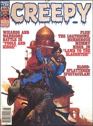 Creepy issue 138 Manuel Sanjulian Cover
