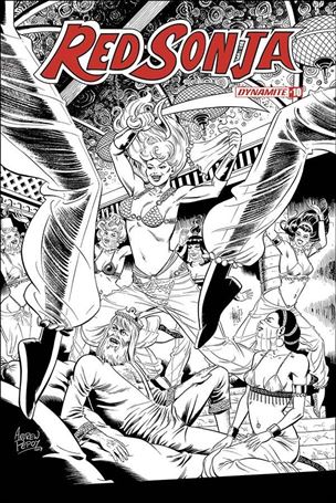 Red Sonja (2019) issue 10-O Andrew Pepoy 1:50 Black & White Cover
