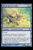 Magic the Gathering: Saviors of Kamigawa (Base Set) card 48 Oboro Breezecaller