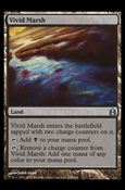 Magic the Gathering: Commander (Base Set) card 296 Vivid Marsh