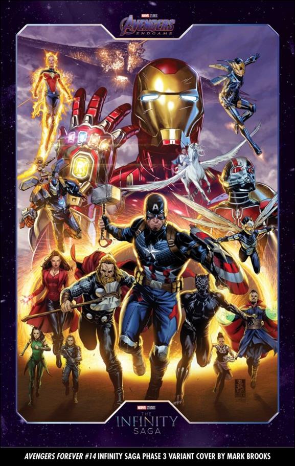 Avengers Forever (2022) issue 14-C Mark Brooks Infinity Saga Phase 3 Cover