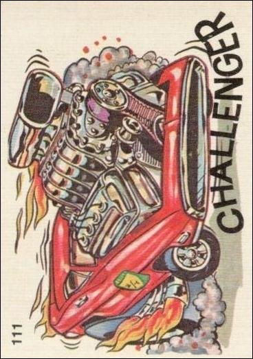 Oddest Odd Rods (Base Set) card 111 Challenger (Fan Art on Back)
