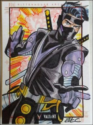 2013 Valiant Comics Preview Trading Card Set (Sketch Card Subset) card AC-05