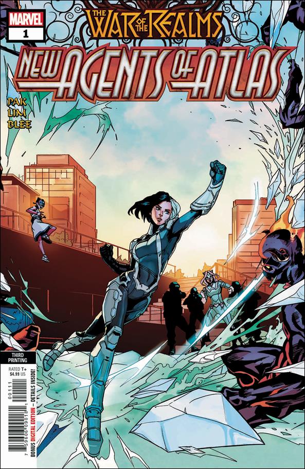 War of the Realms: New Agents of Atlas issue 1-E Gang Hyuk Lim Cover (3rd Printing)